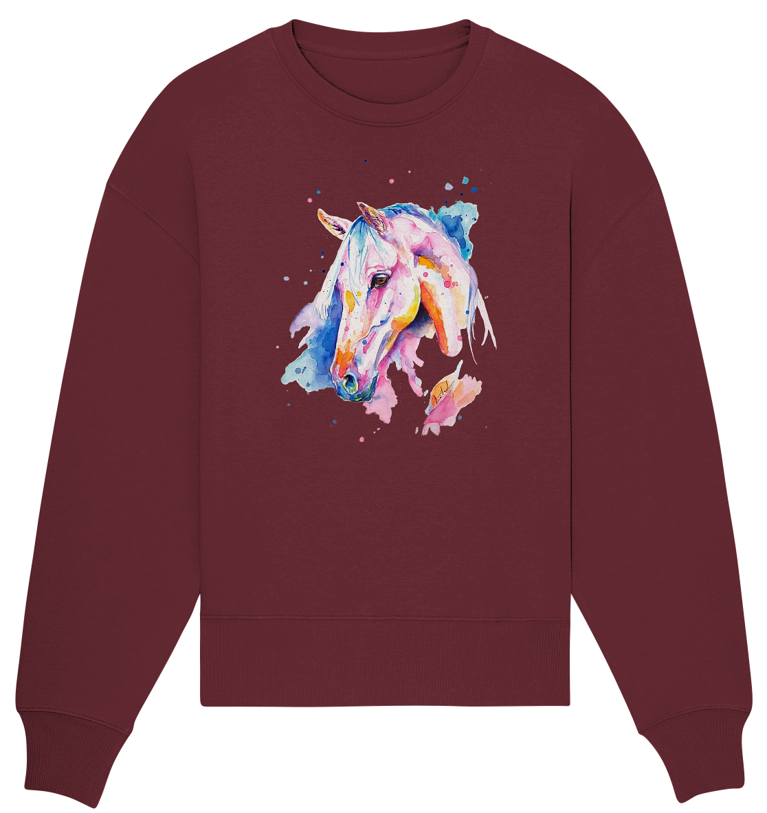 Buntes Pferd - Organic Oversize Sweatshirt