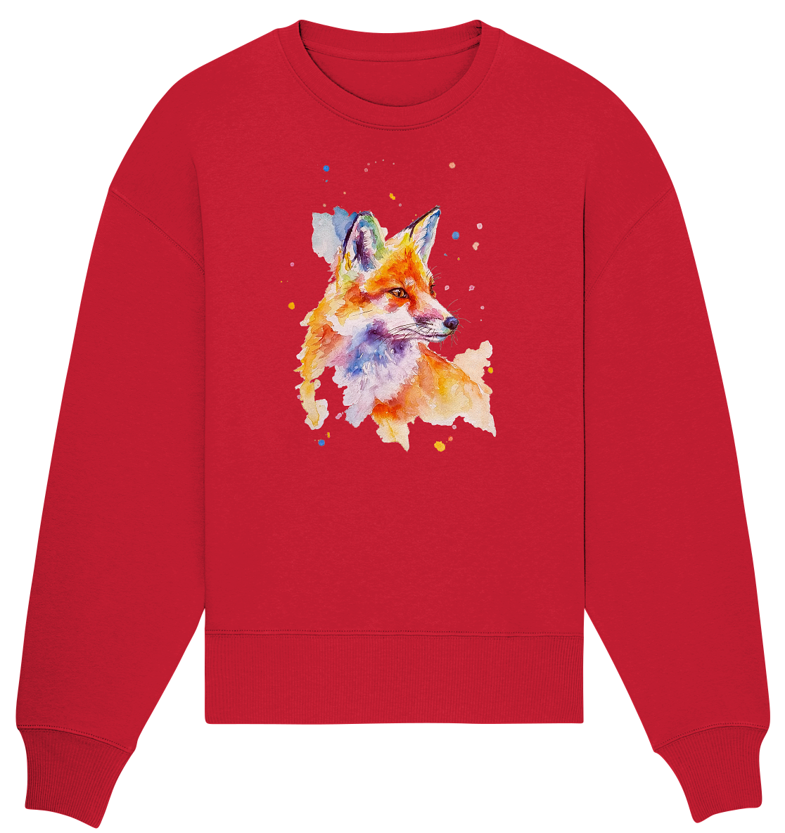 Bunter Fuchs - Organic Oversize Sweatshirt