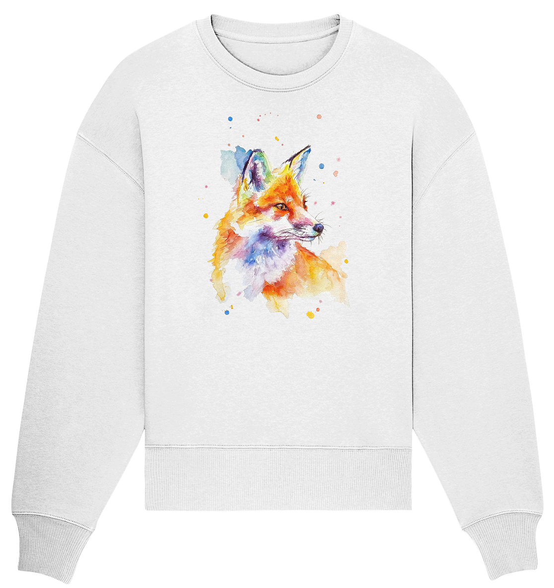 Bunter Fuchs - Organic Oversize Sweatshirt