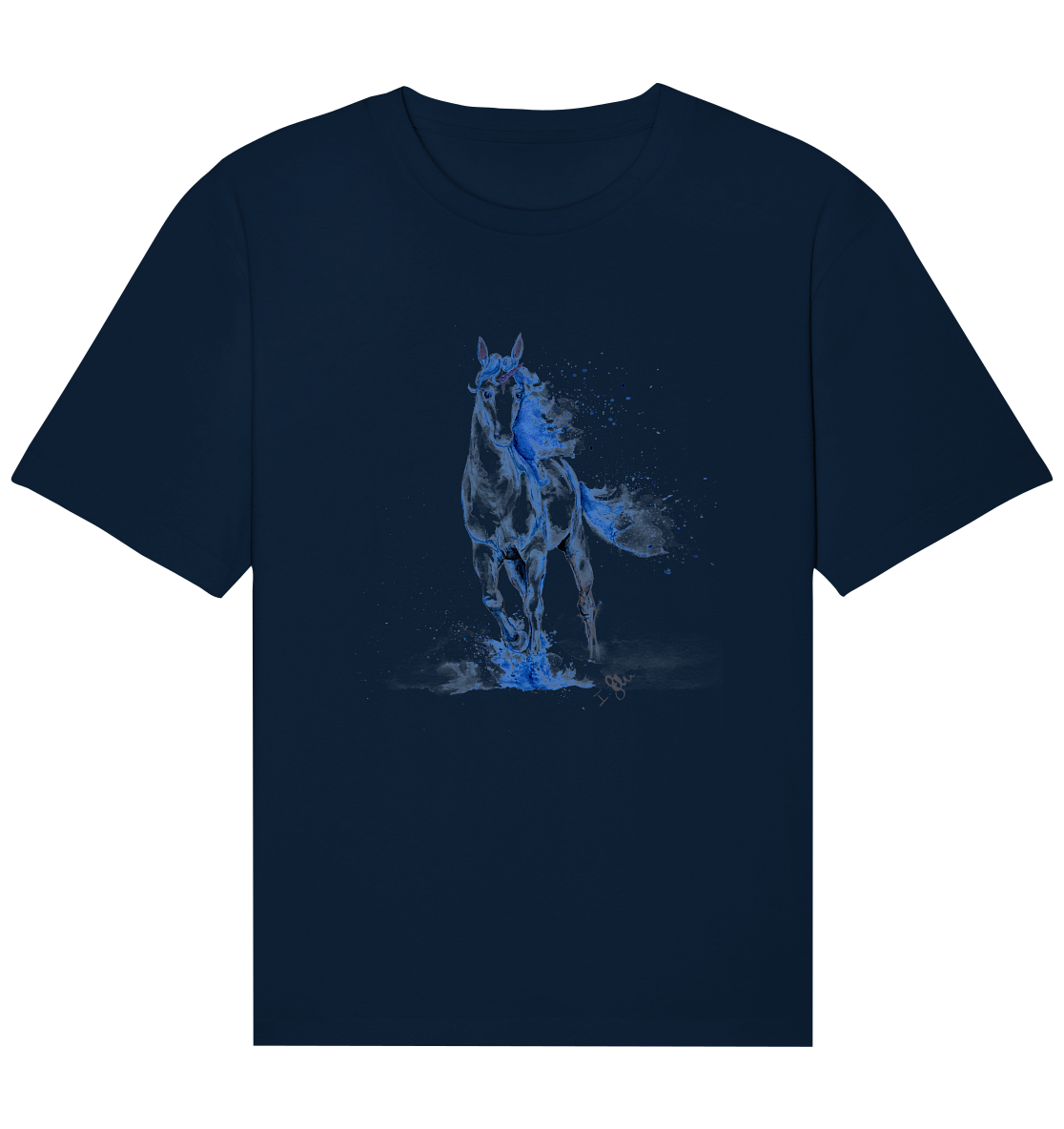 Blaues Einhorn - Organic Relaxed Shirt