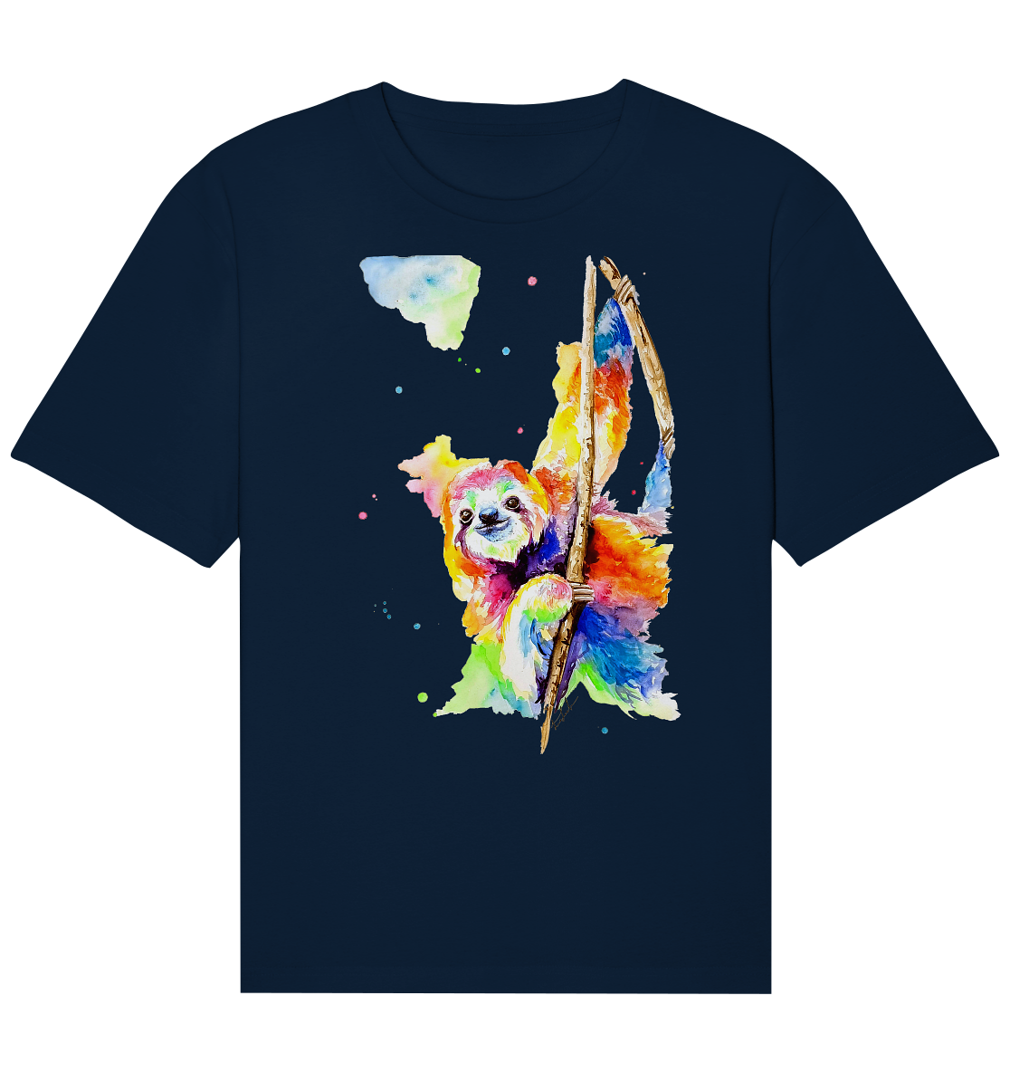 Buntes Faultier - Organic Relaxed Shirt