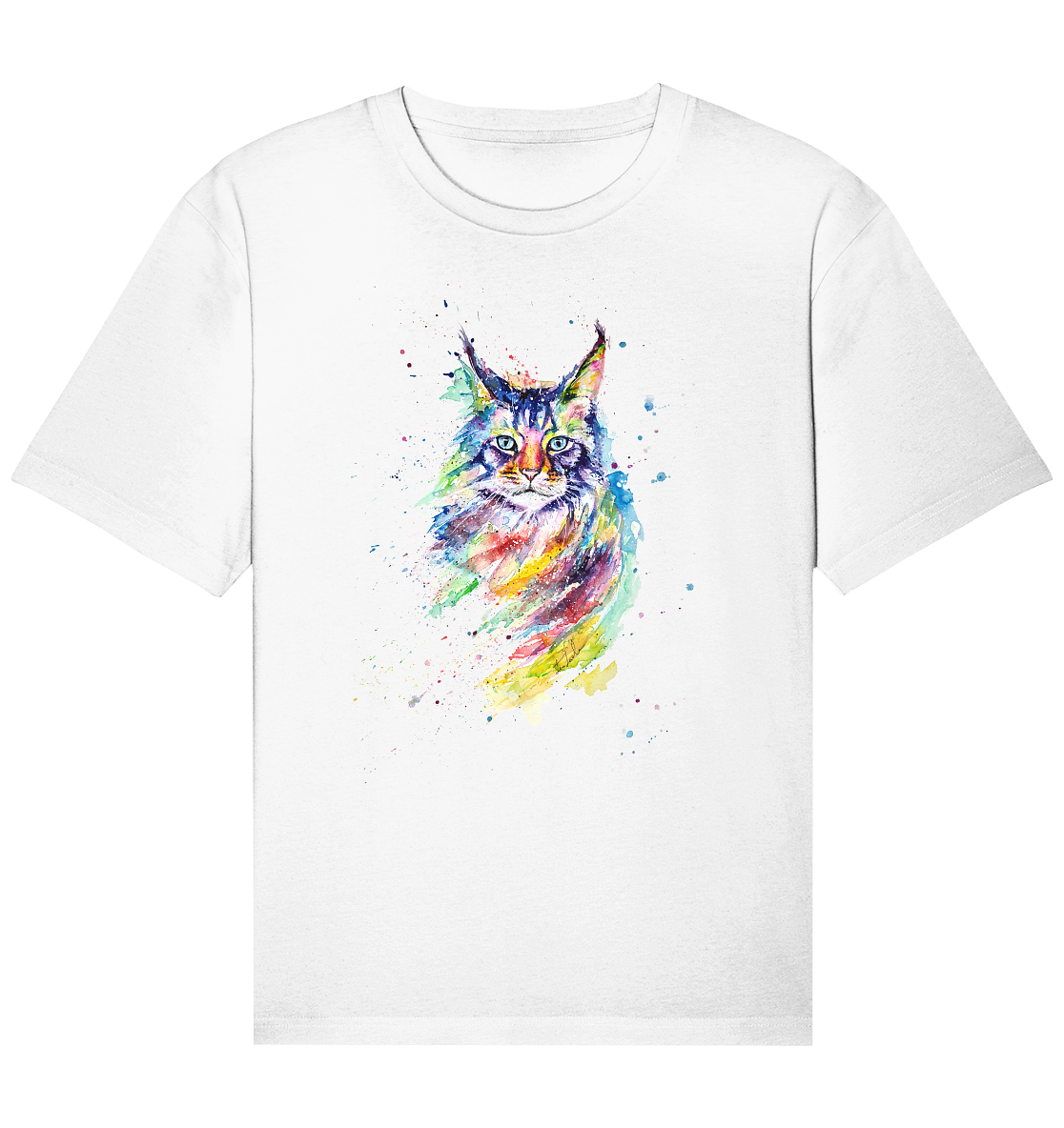 Bunte Katze - Organic Relaxed Shirt