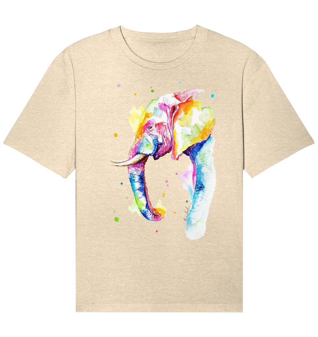 Bunter Elefant - Organic Relaxed Shirt