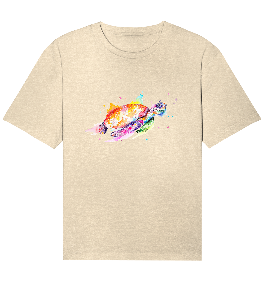 Bunte Meeresschildkröte - Organic Relaxed Shirt