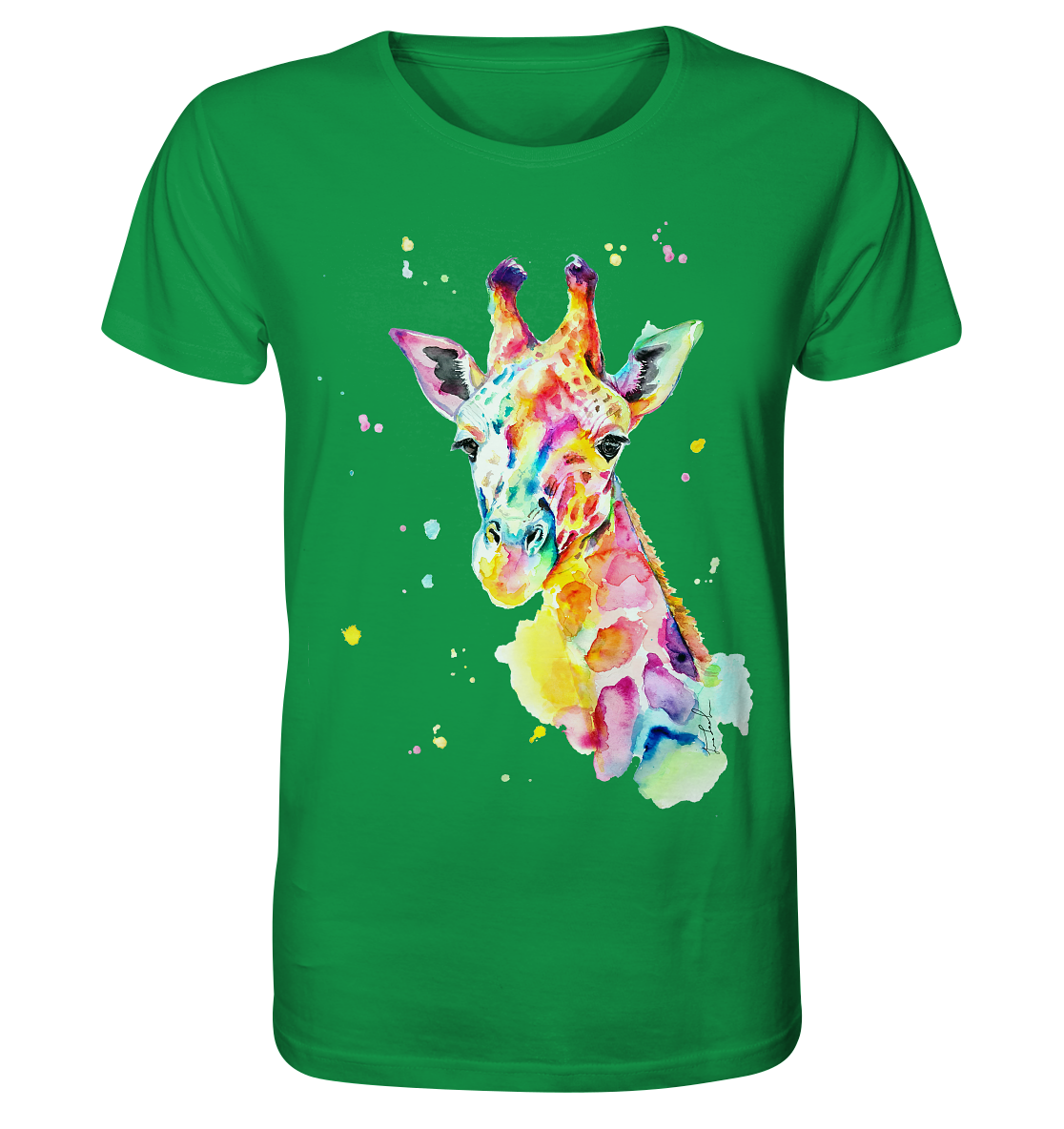 Bunte Giraffe - Organic Shirt