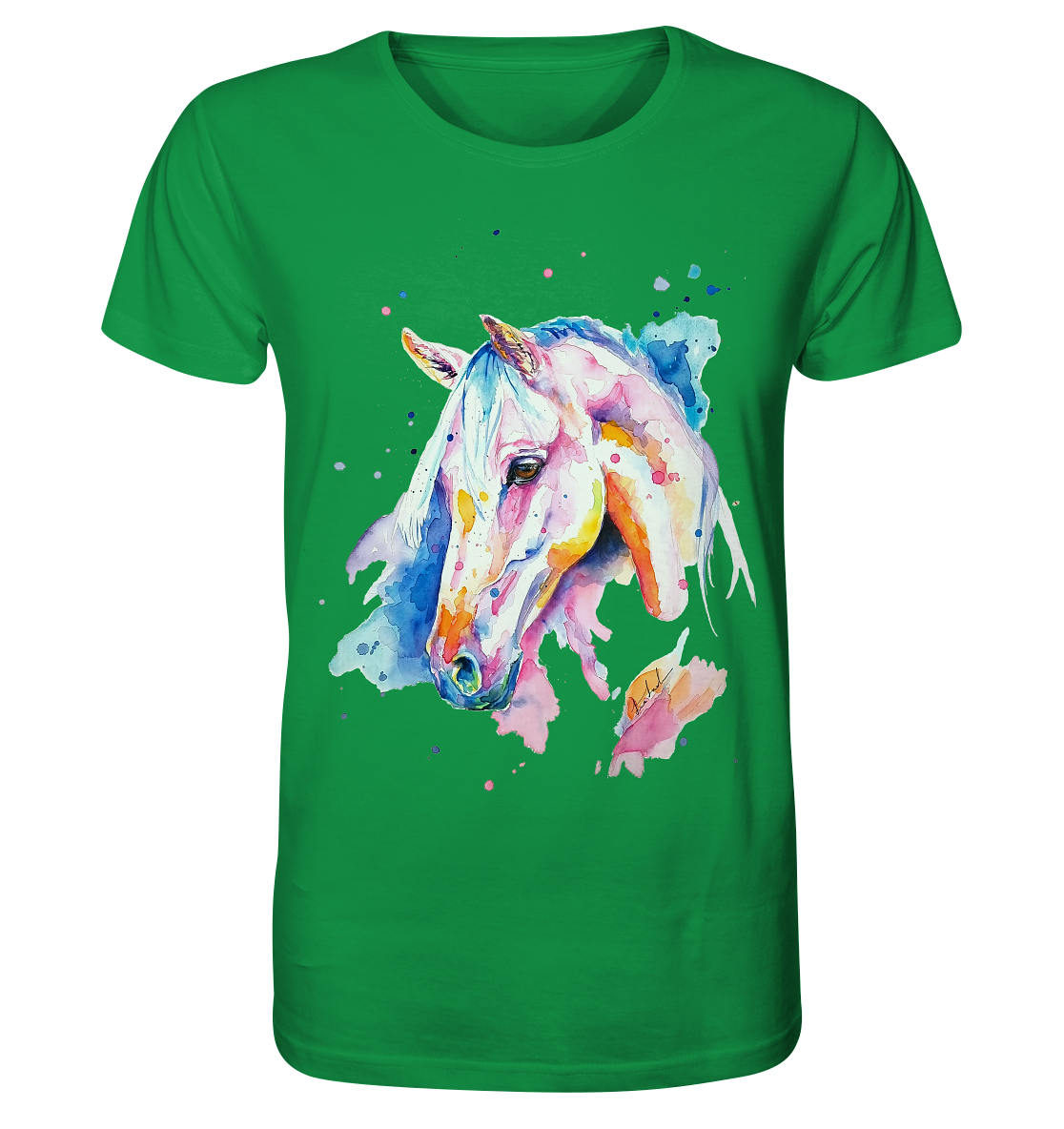 Buntes Pferd - Organic Shirt