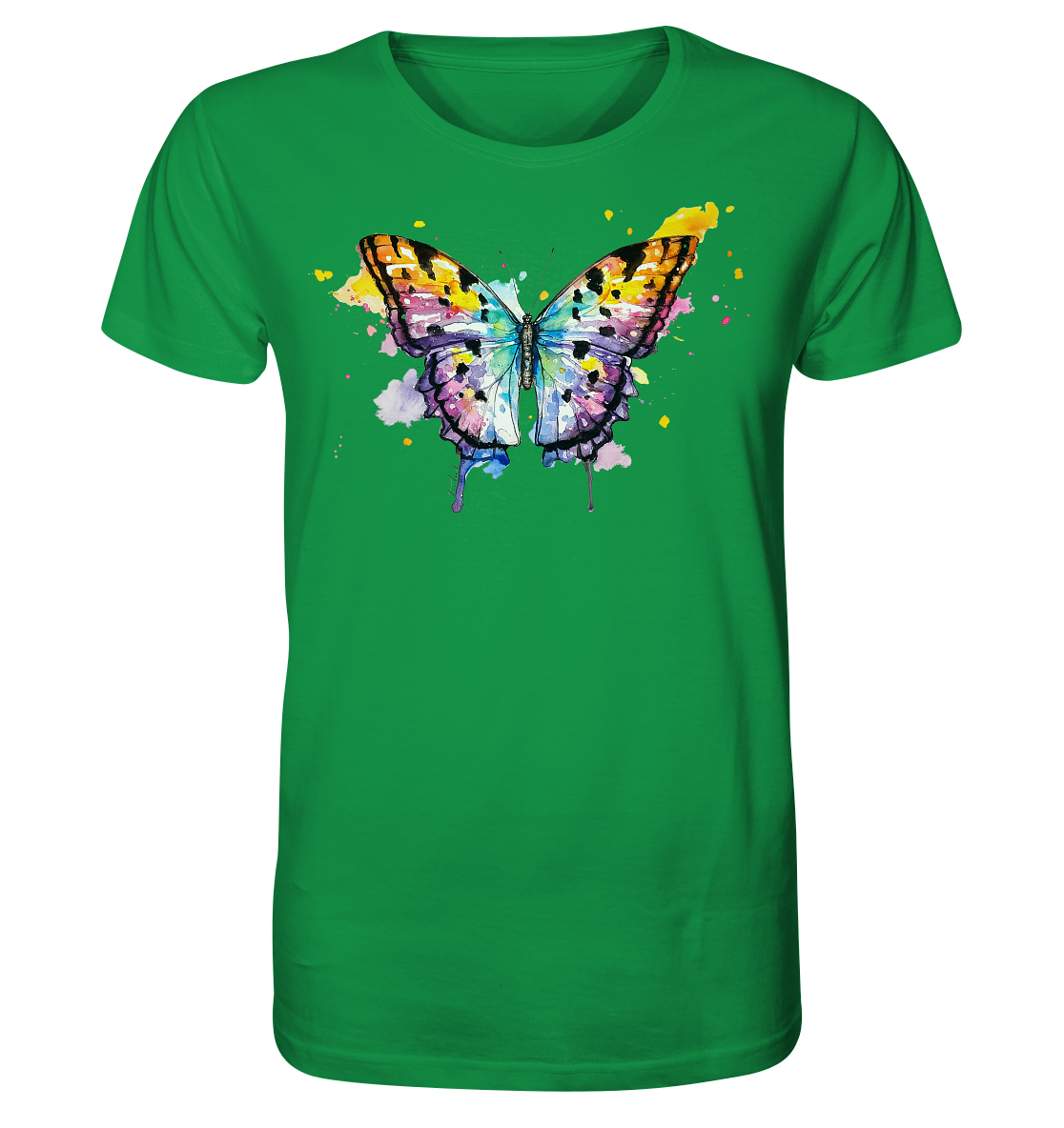 Bunter Schmetterling - Organic Shirt
