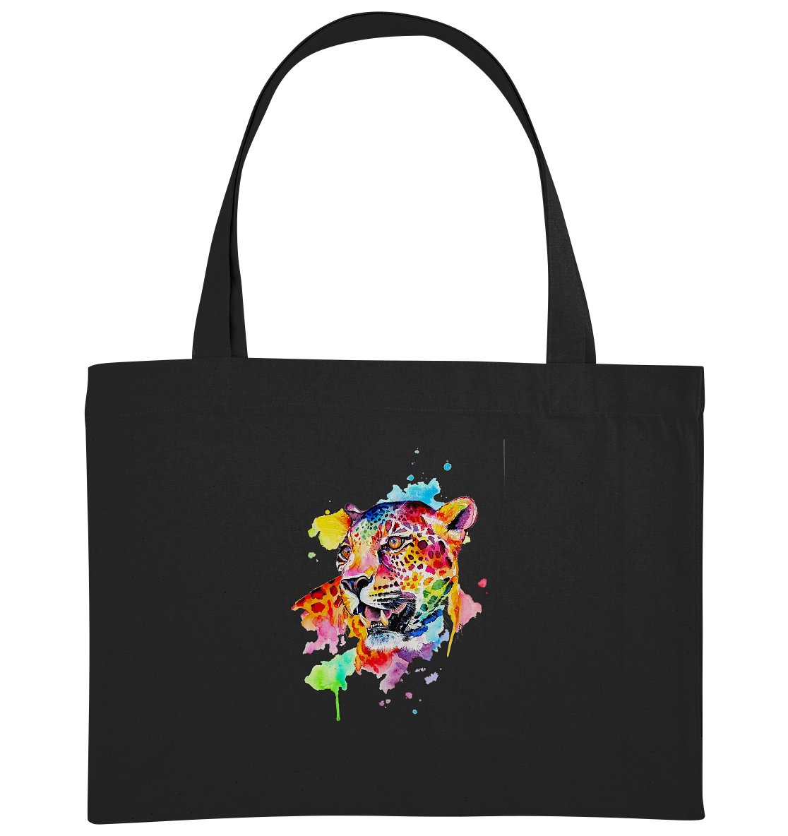 Bunter Leopard - Organic Shopping-Bag