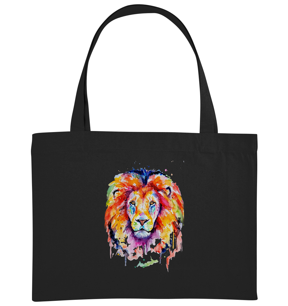 Bunter Löwe - Organic Shopping-Bag