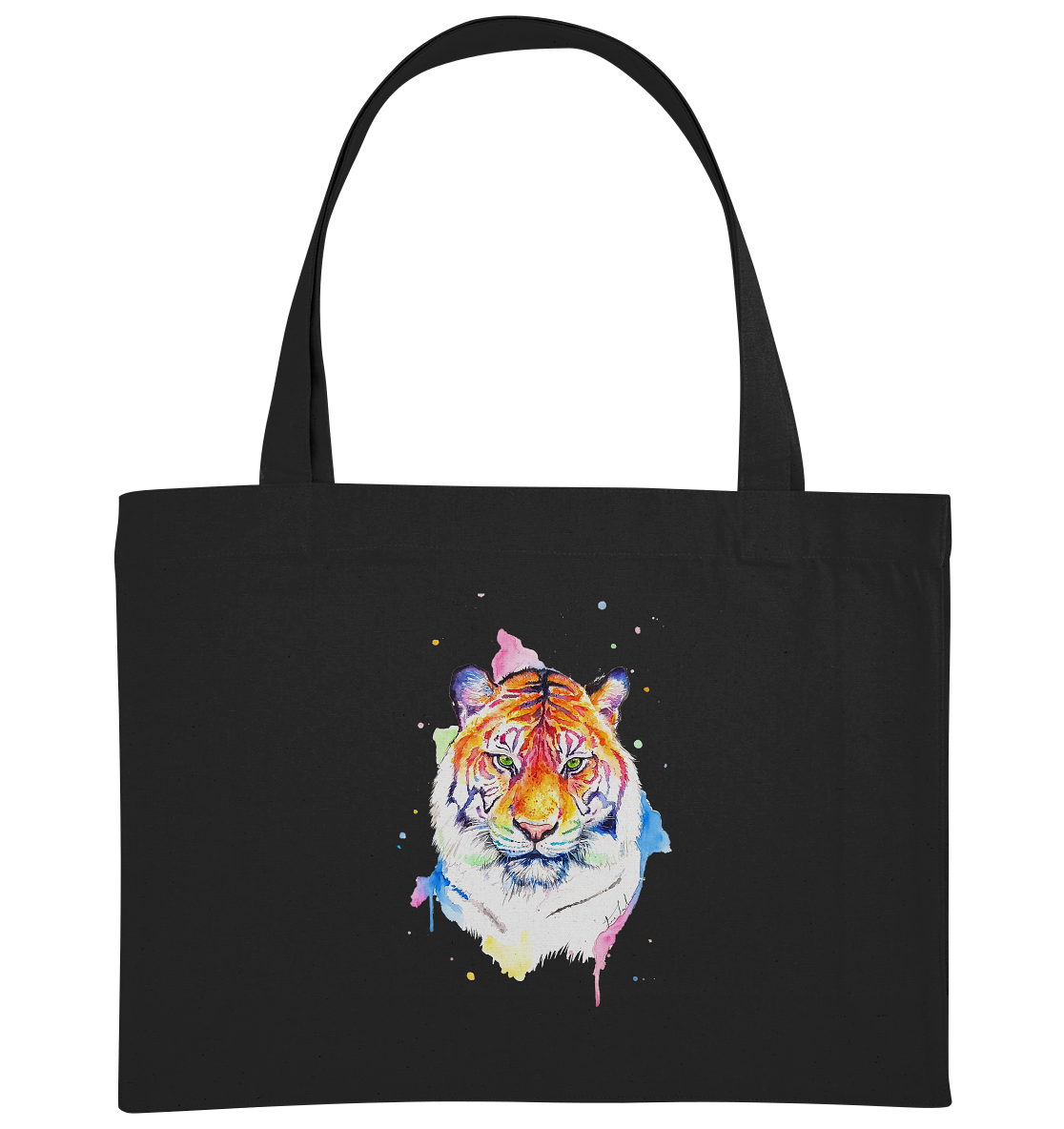 Bunter Tiger - Organic Shopping-Bag