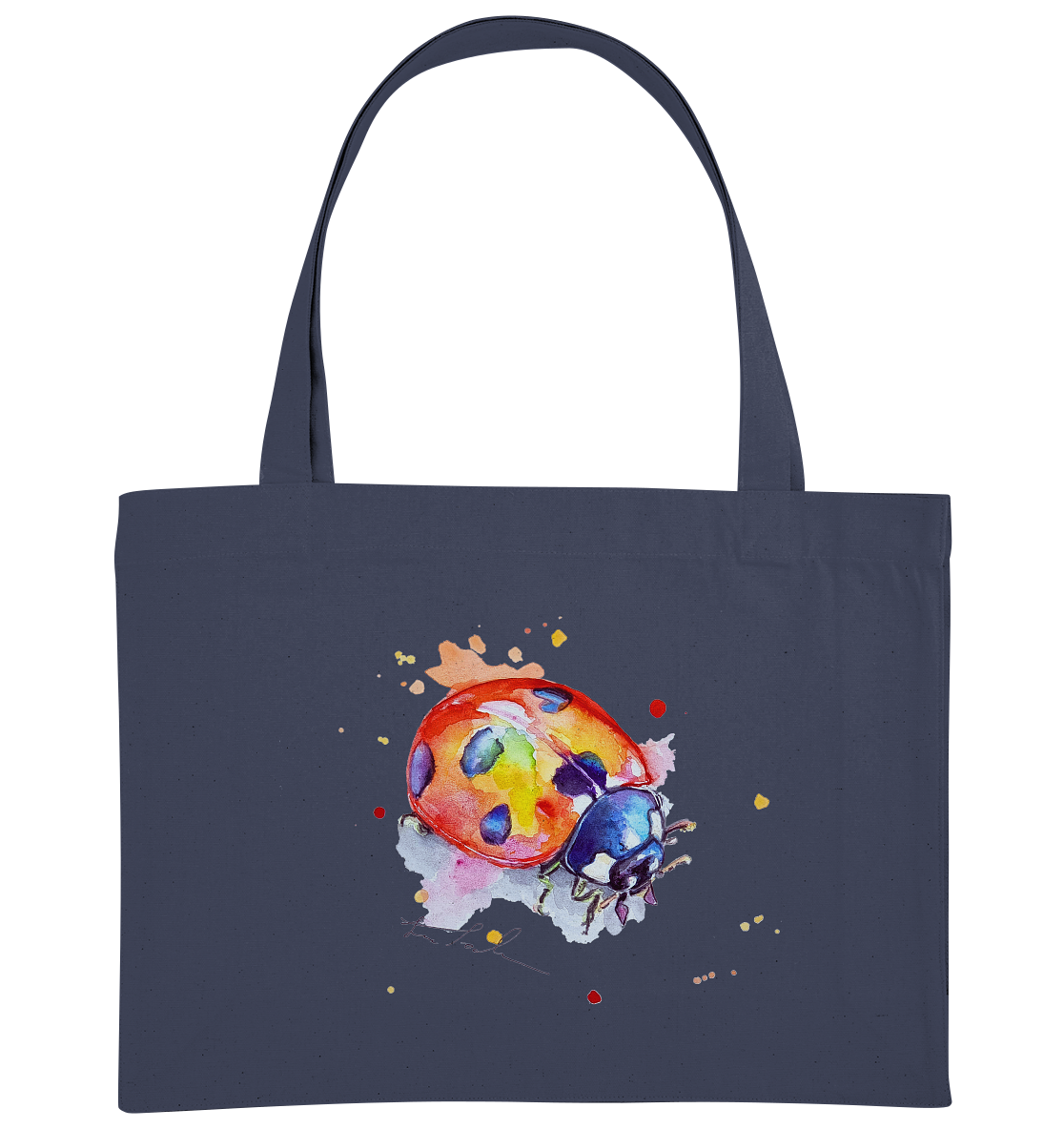 Bunter Marienkäfer - Organic Shopping-Bag
