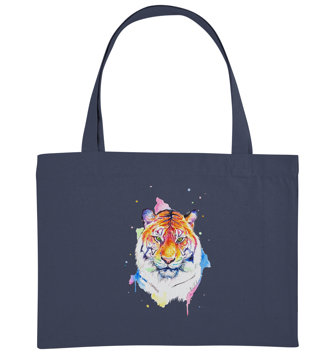 Bunter Tiger - Organic Shopping-Bag