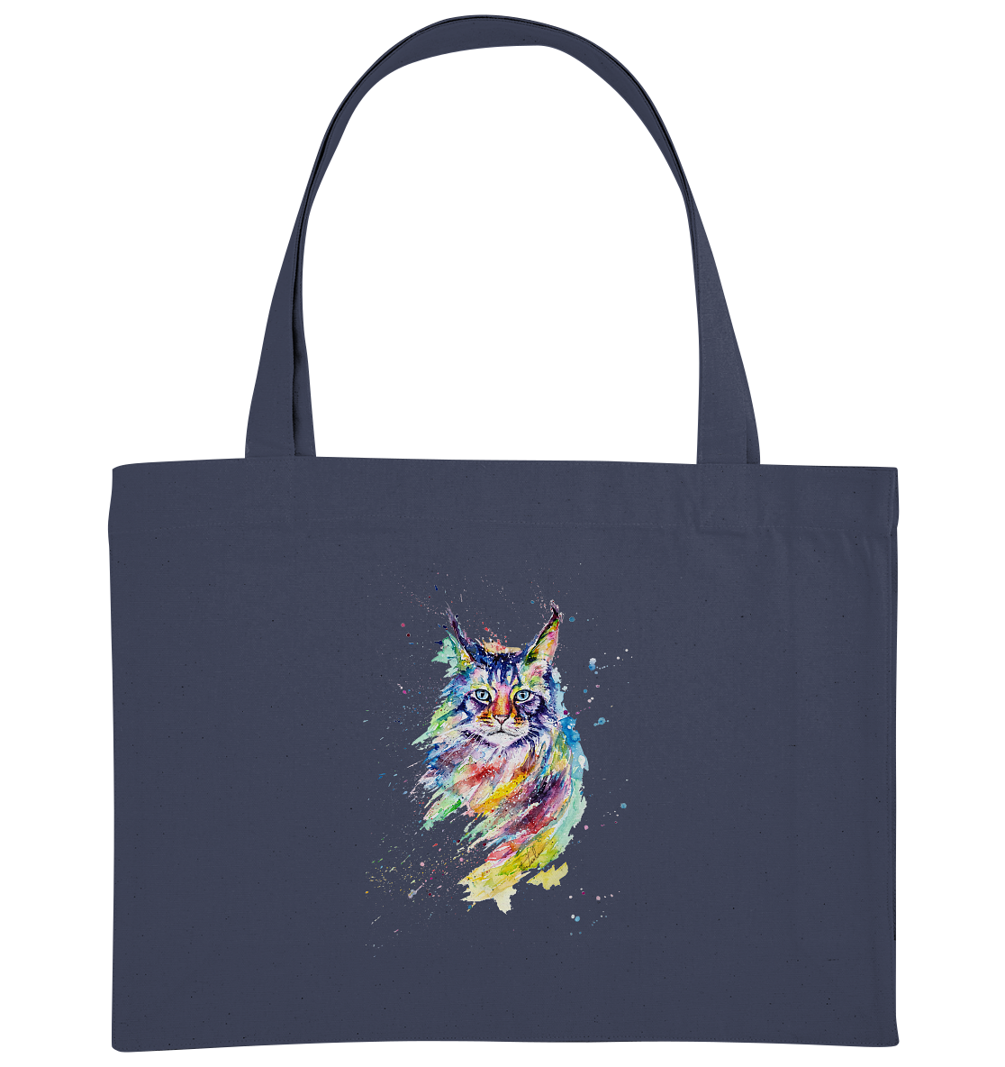 Bunte Katze - Organic Shopping-Bag