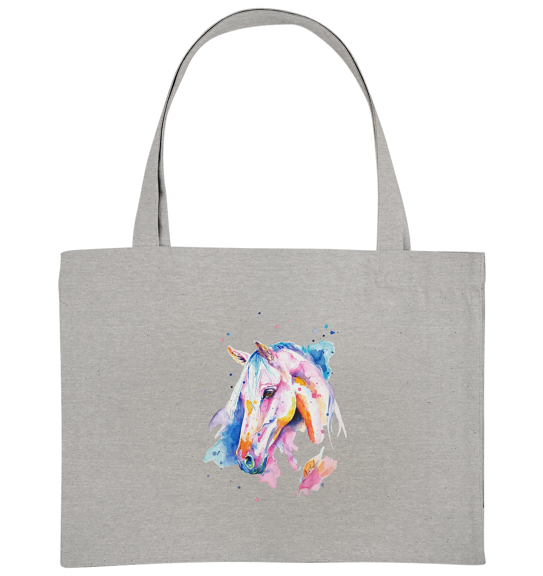 Buntes Pferd - Organic Shopping-Bag