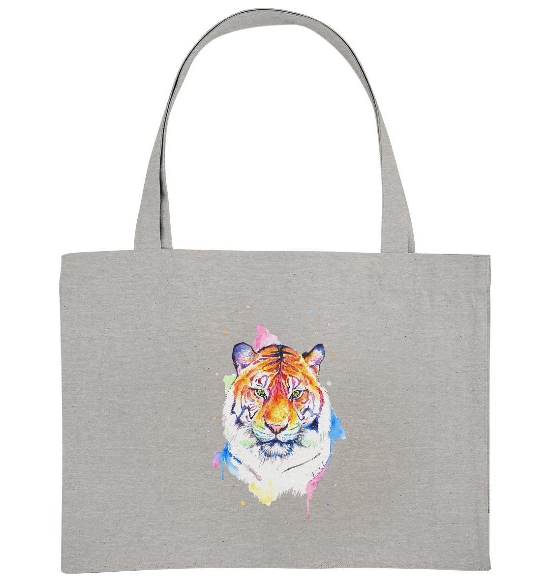 Bunter Tiger - Organic Shopping-Bag