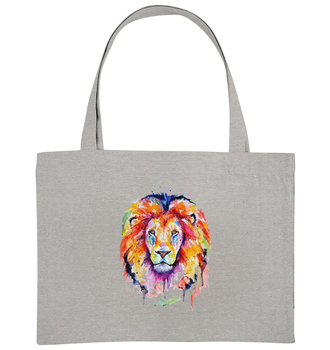 Bunter Löwe - Organic Shopping-Bag
