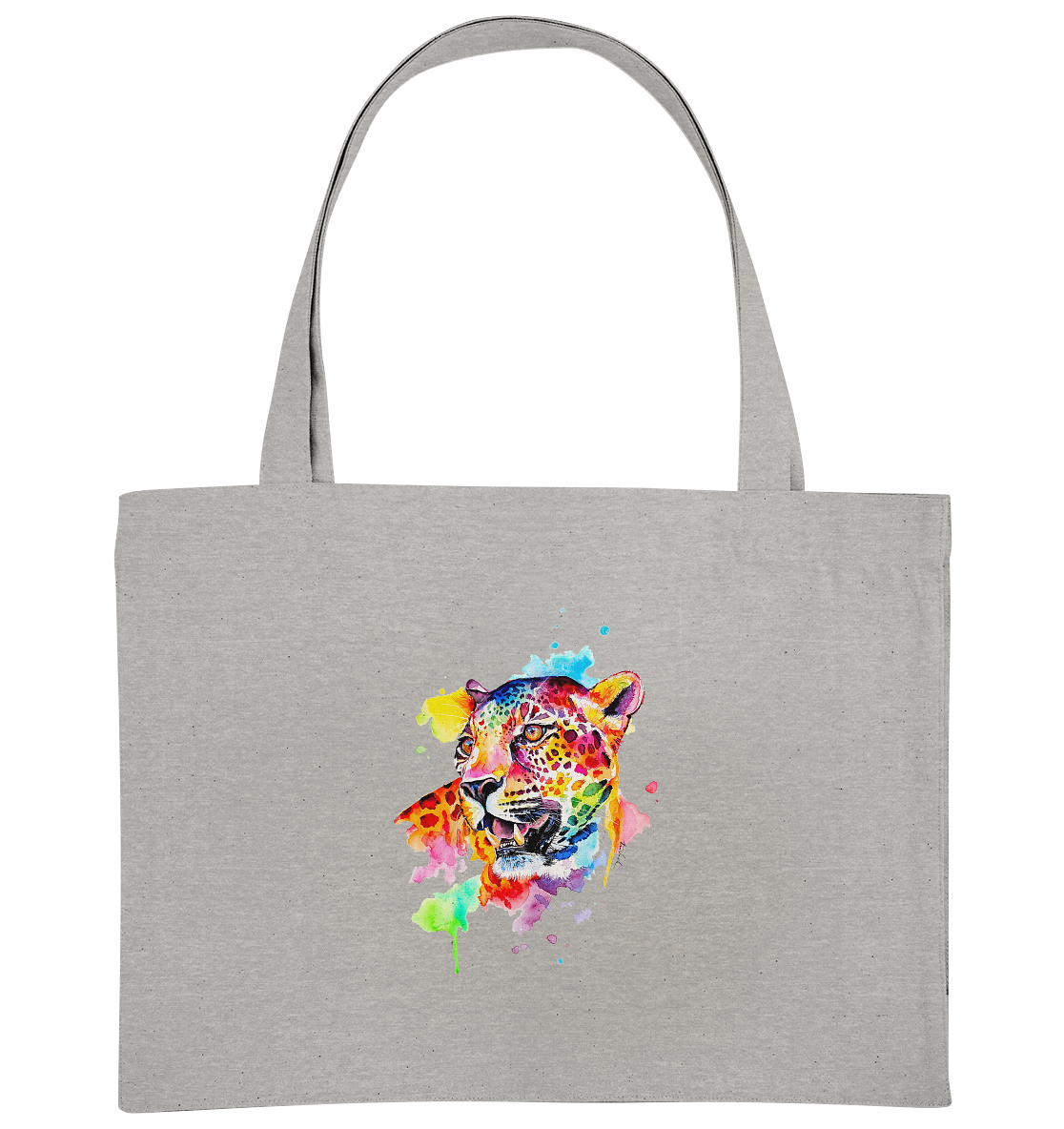 Bunter Leopard - Organic Shopping-Bag