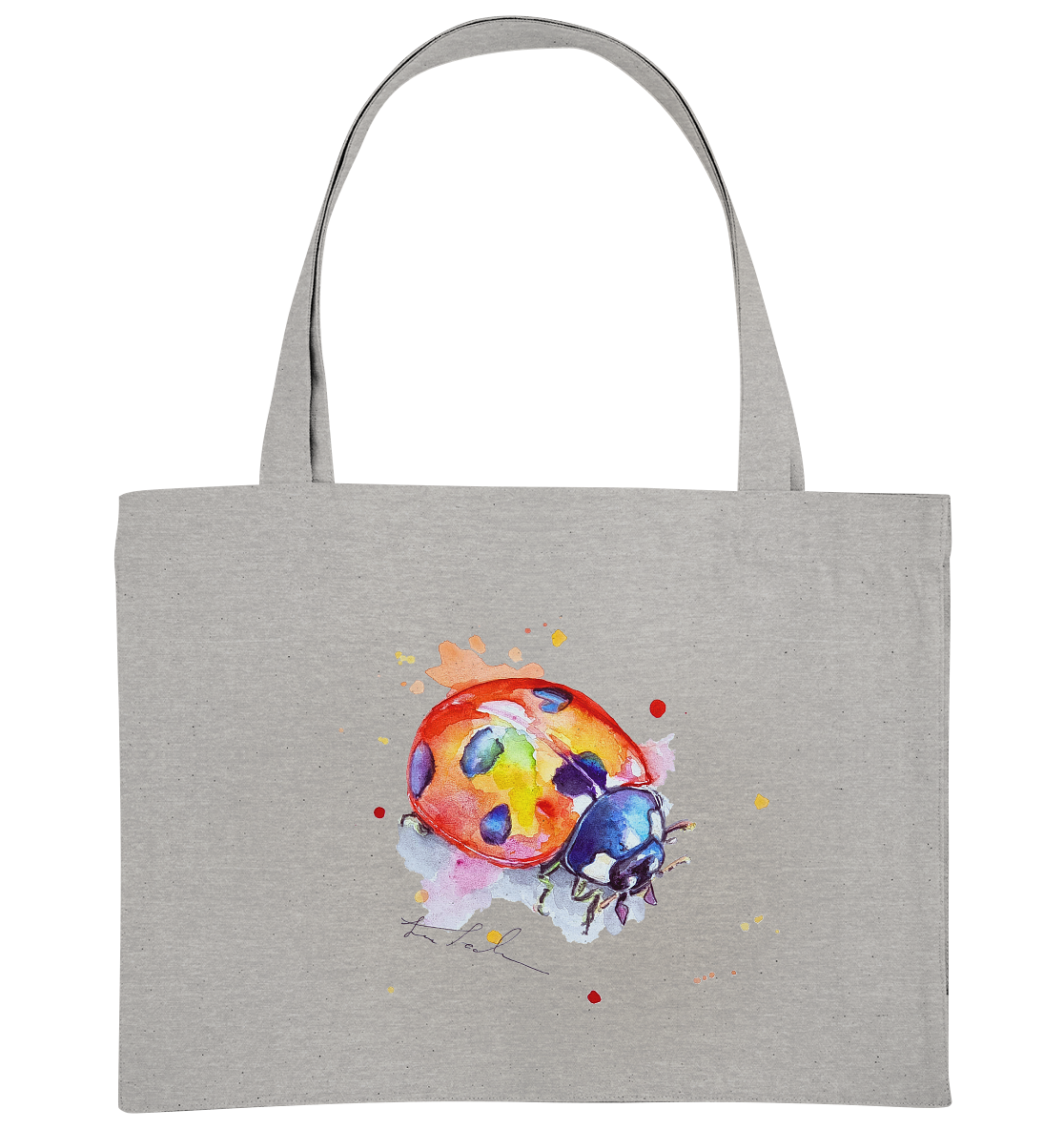 Bunter Marienkäfer - Organic Shopping-Bag