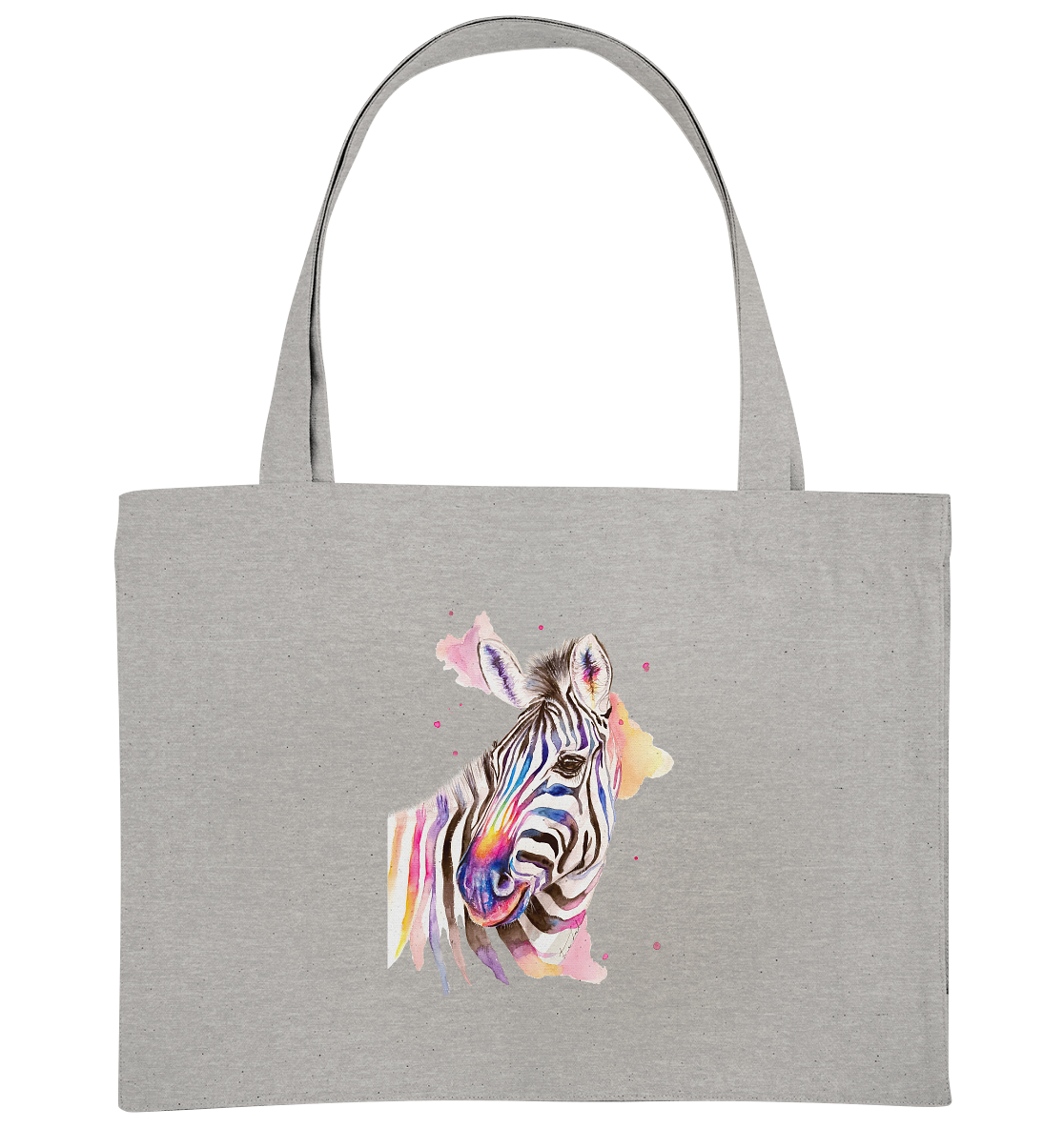 Buntes Zebra - Organic Shopping-Bag