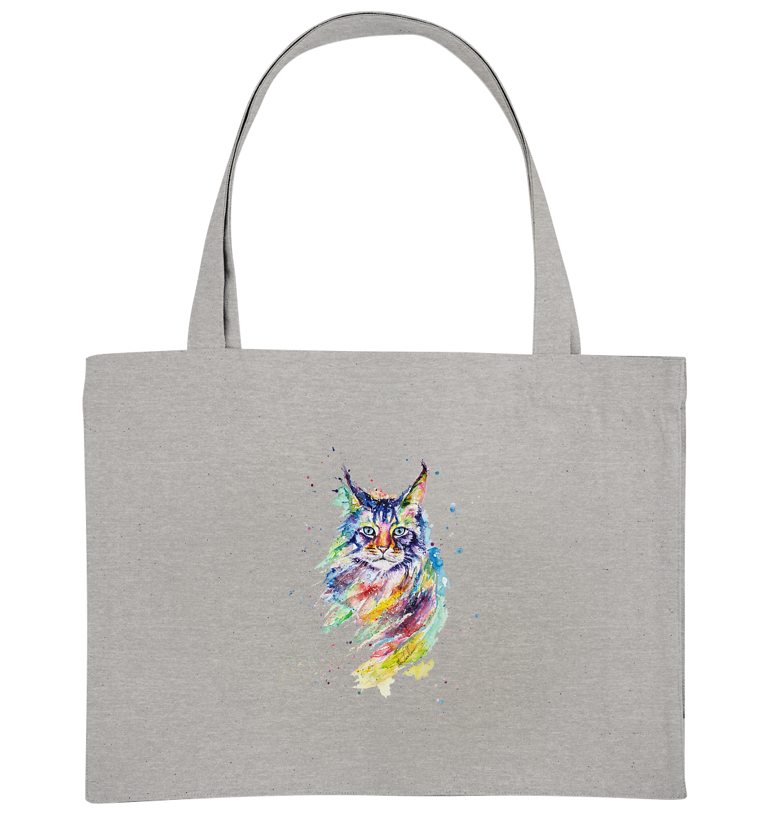 Bunte Katze - Organic Shopping-Bag