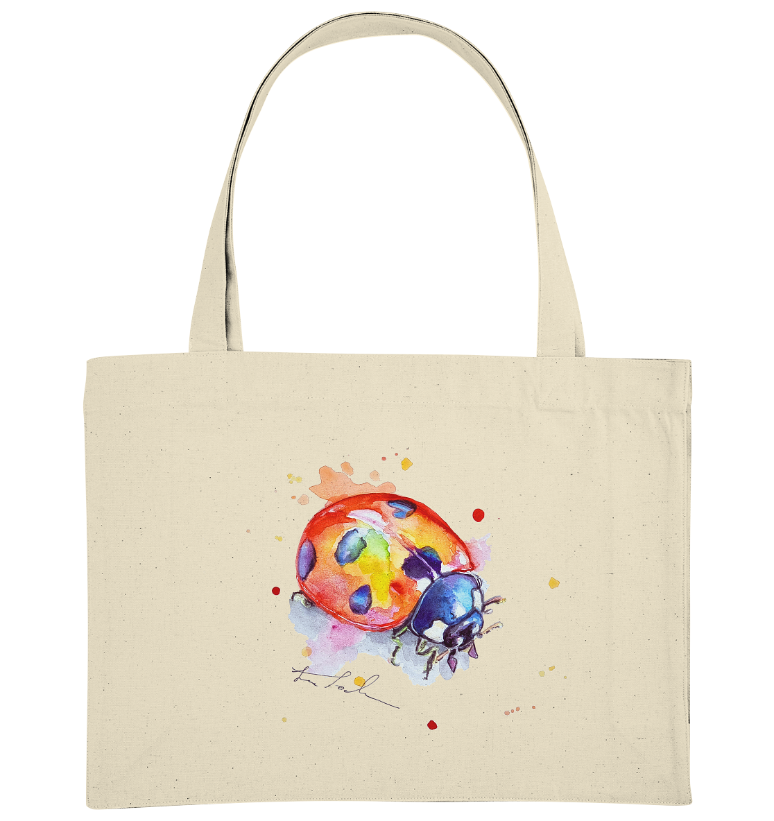 Bunter Marienkäfer - Organic Shopping-Bag