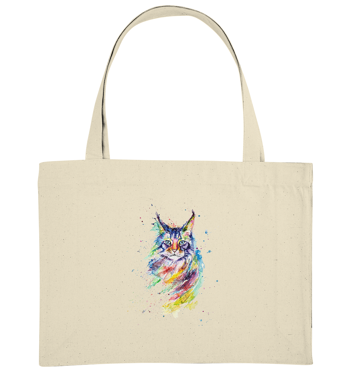 Bunte Katze - Organic Shopping-Bag