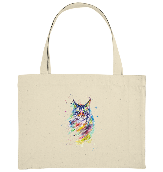 Bunte Katze - Organic Shopping-Bag