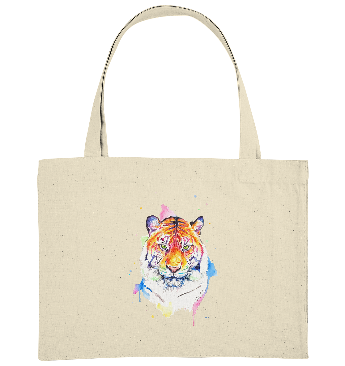 Bunter Tiger - Organic Shopping-Bag