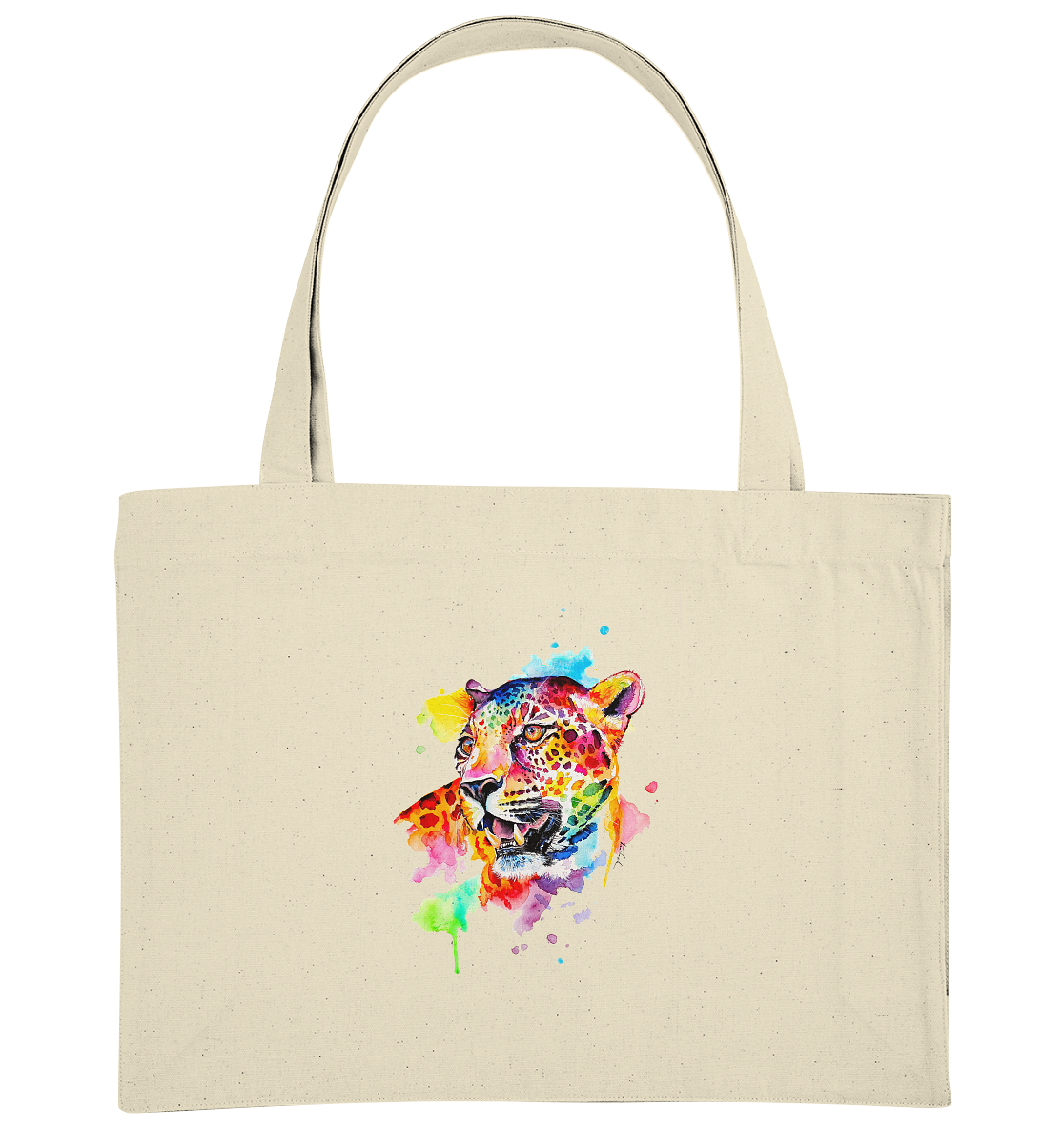 Bunter Leopard - Organic Shopping-Bag
