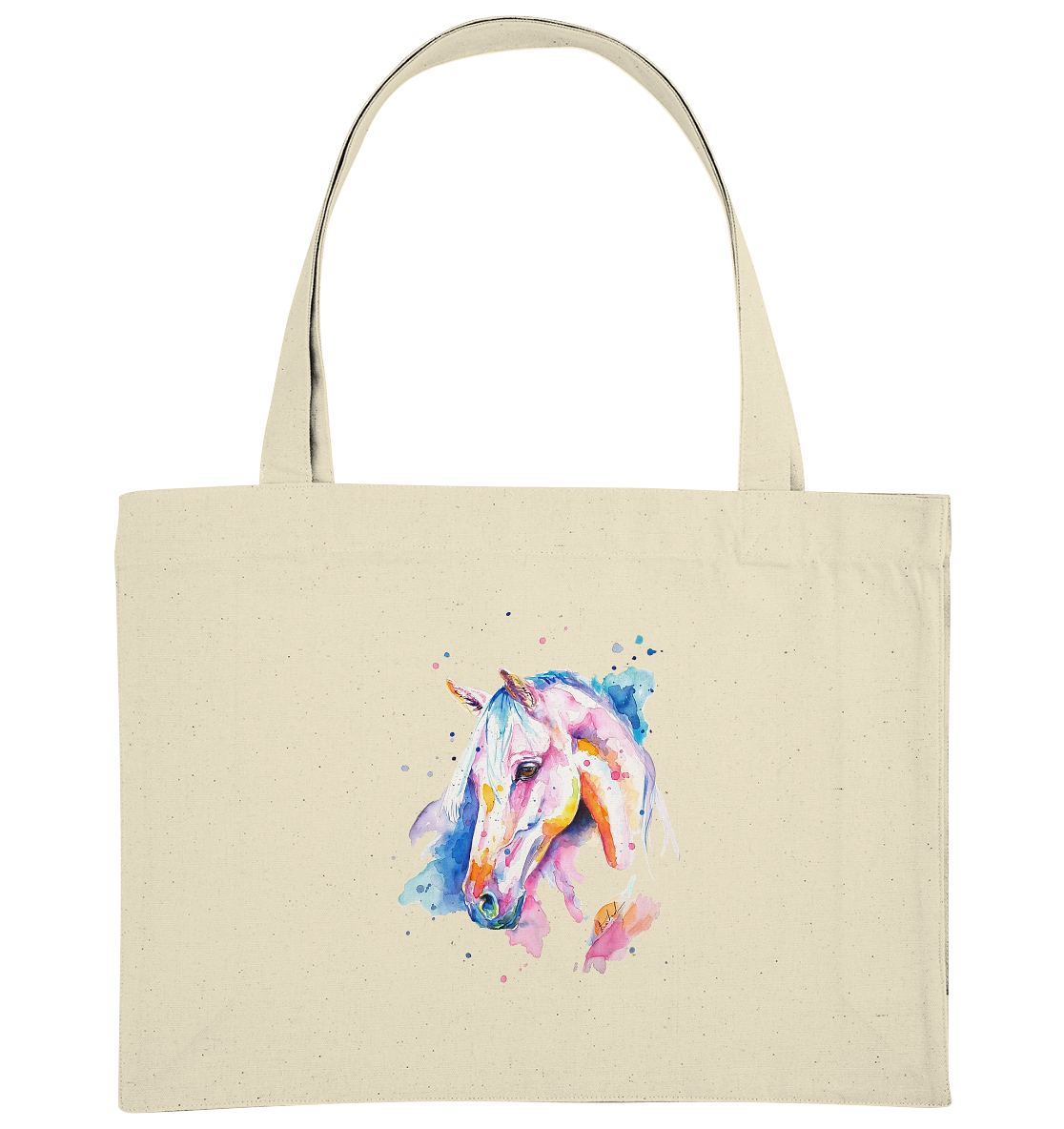 Buntes Pferd - Organic Shopping-Bag