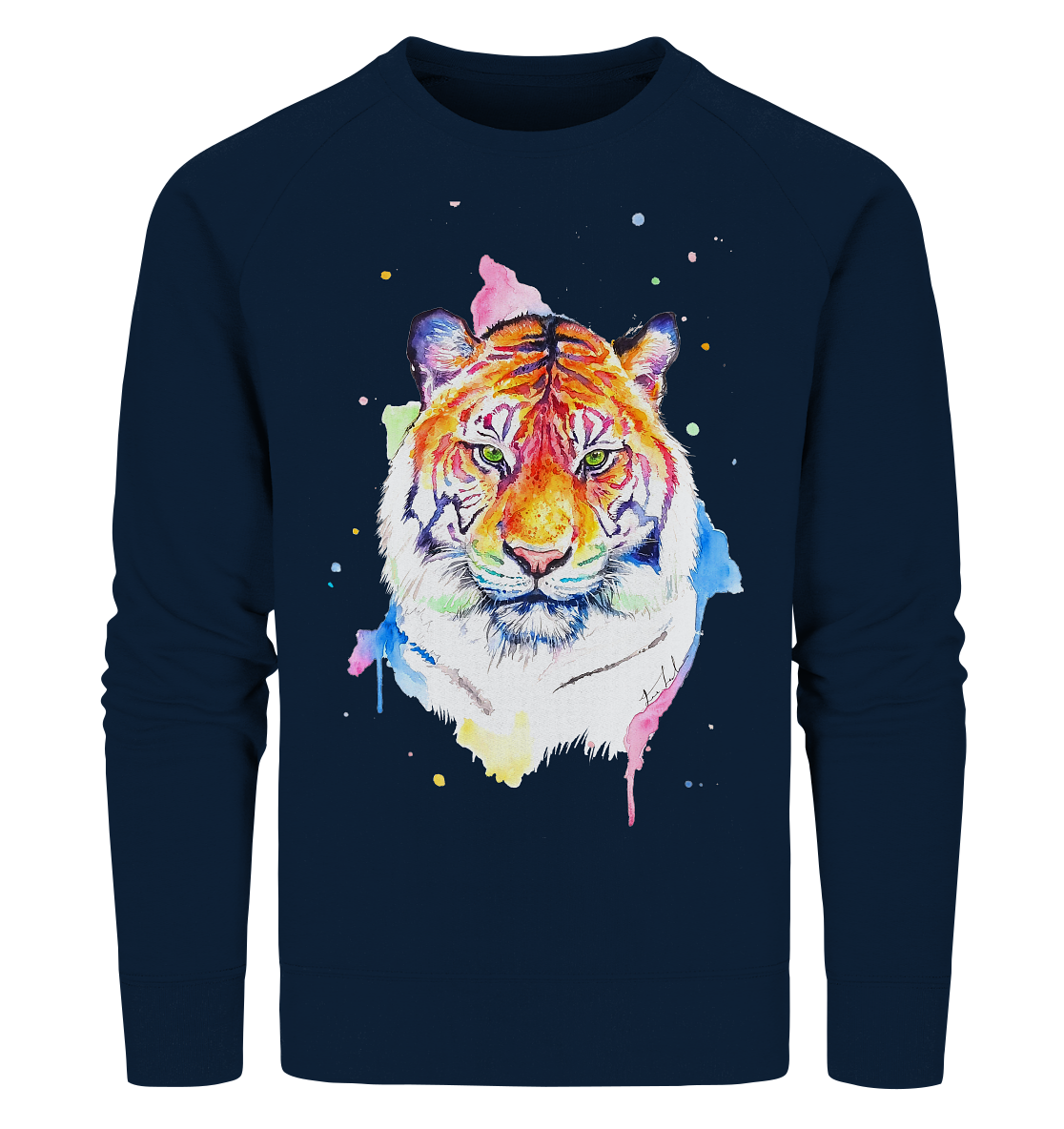 Bunter Tiger - Organic Sweatshirt