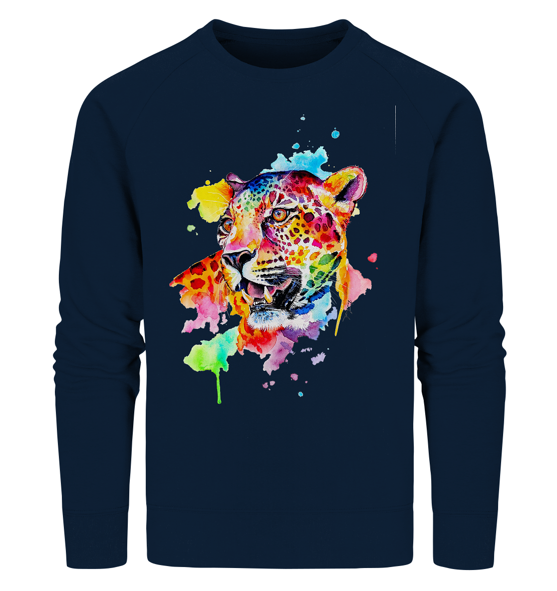 Bunter Leopard - Organic Sweatshirt