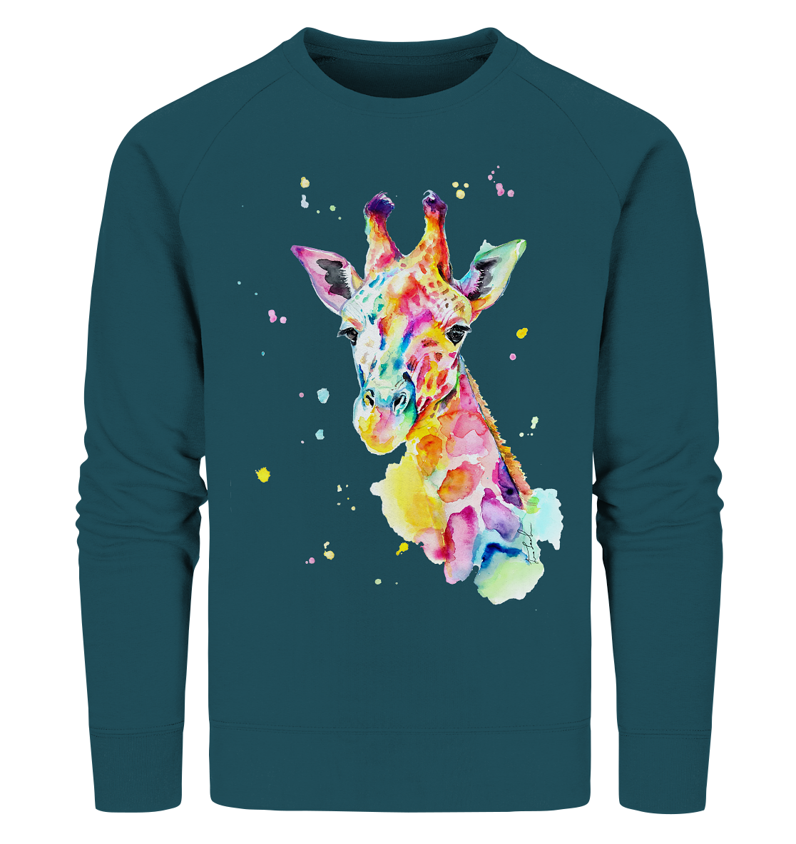 Bunte Giraffe - Organic Sweatshirt
