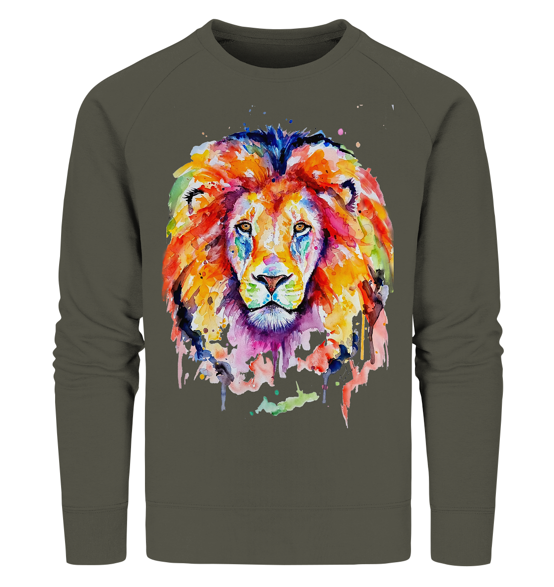Bunter Löwe - Organic Sweatshirt