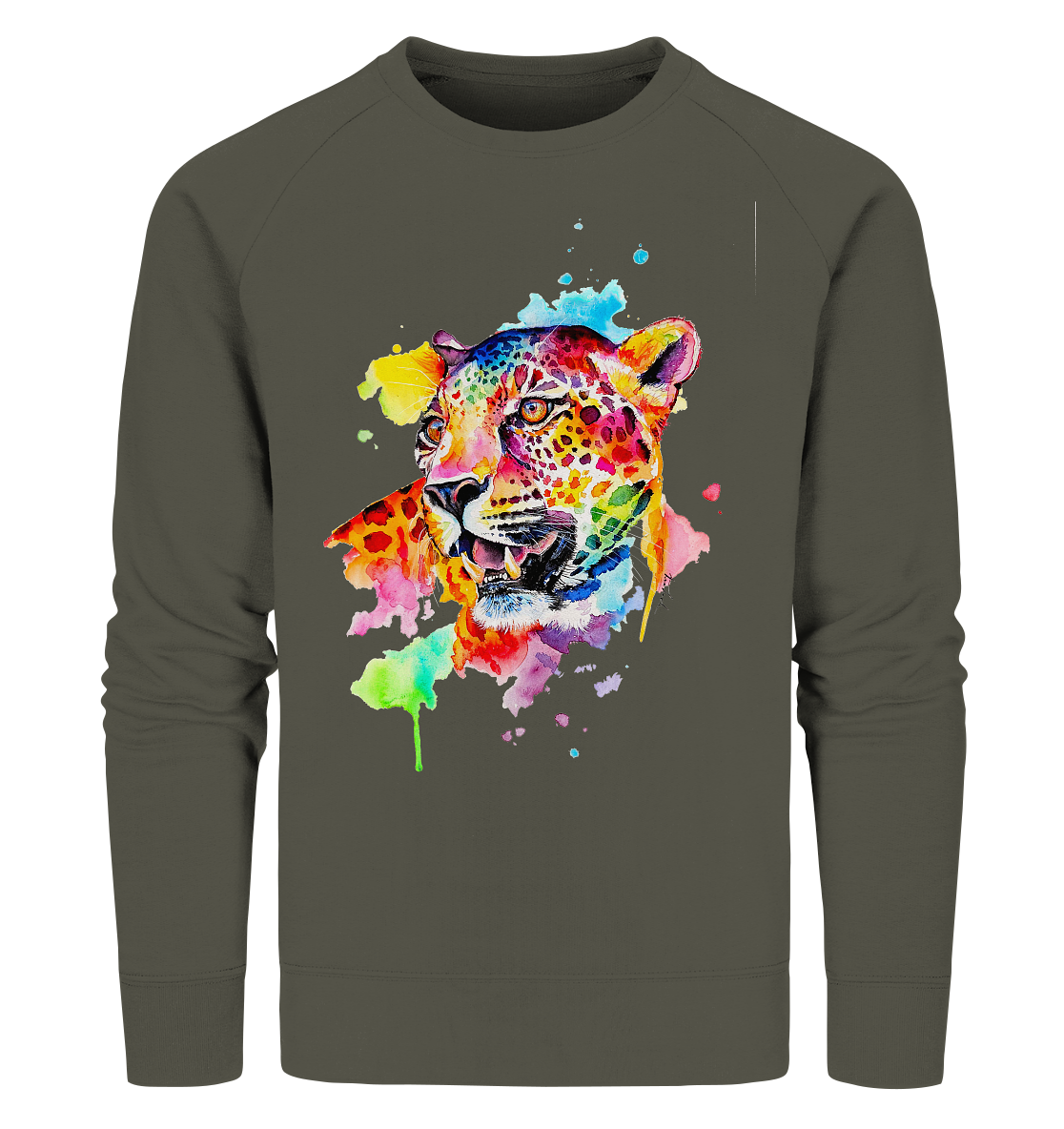 Bunter Leopard - Organic Sweatshirt
