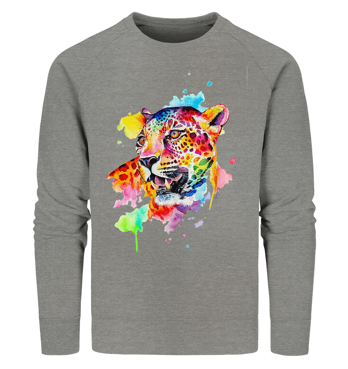 Bunter Leopard - Organic Sweatshirt