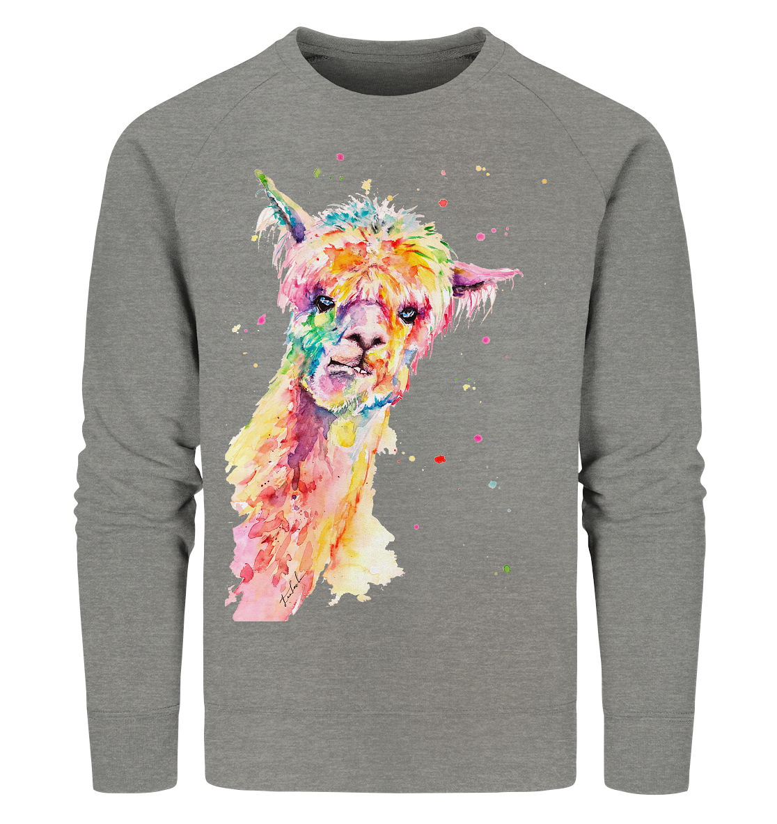 Lustiges Alpaka - Organic Sweatshirt