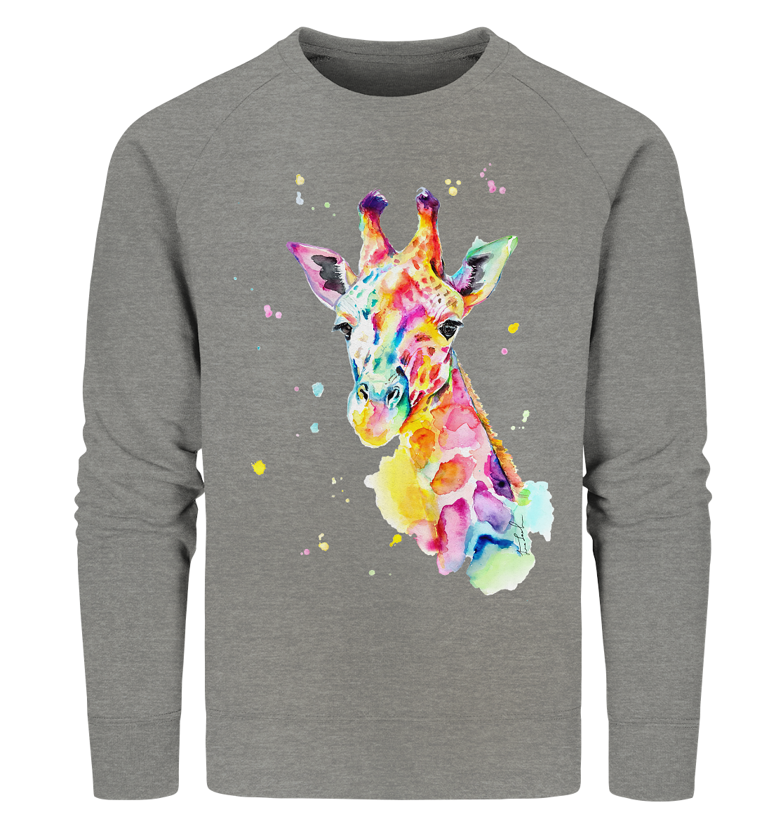 Bunte Giraffe - Organic Sweatshirt