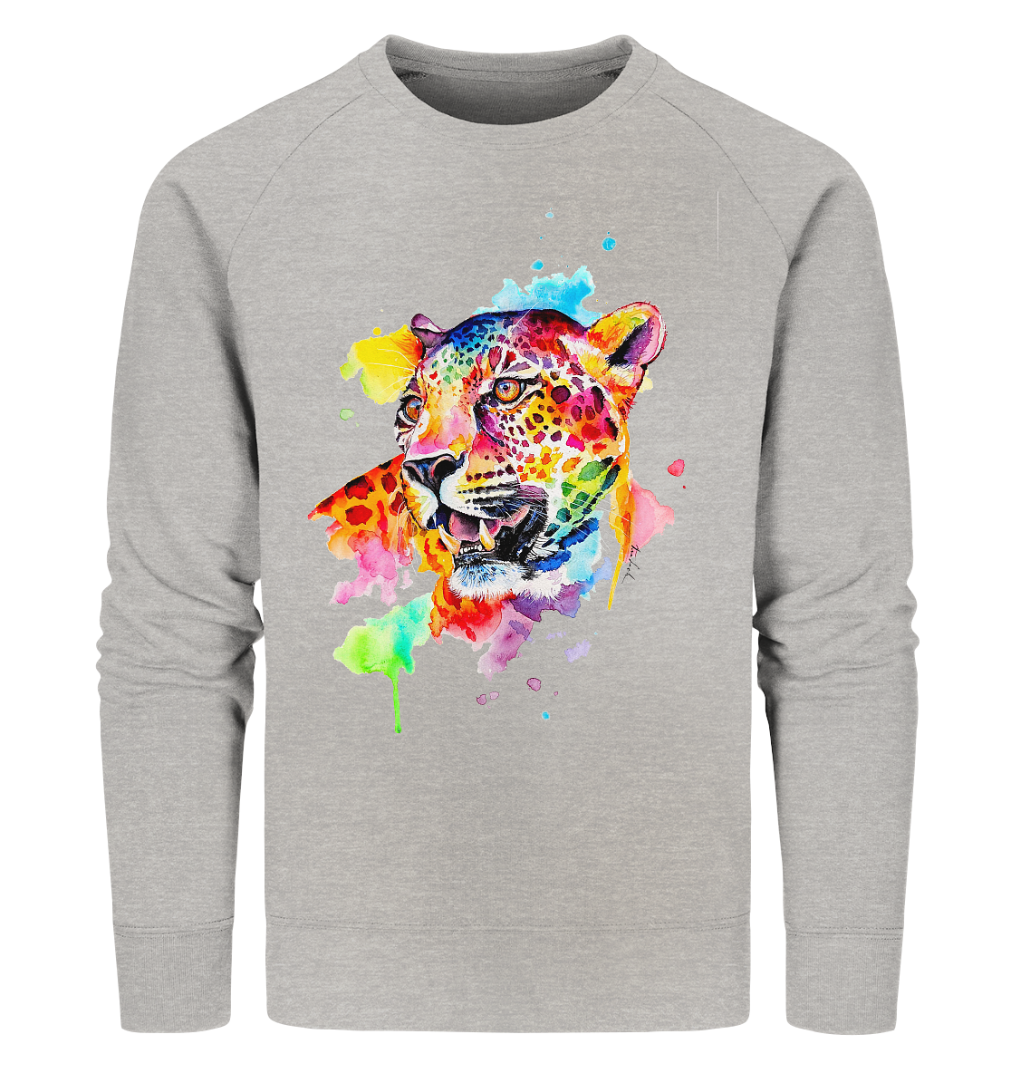 Bunter Leopard - Organic Sweatshirt