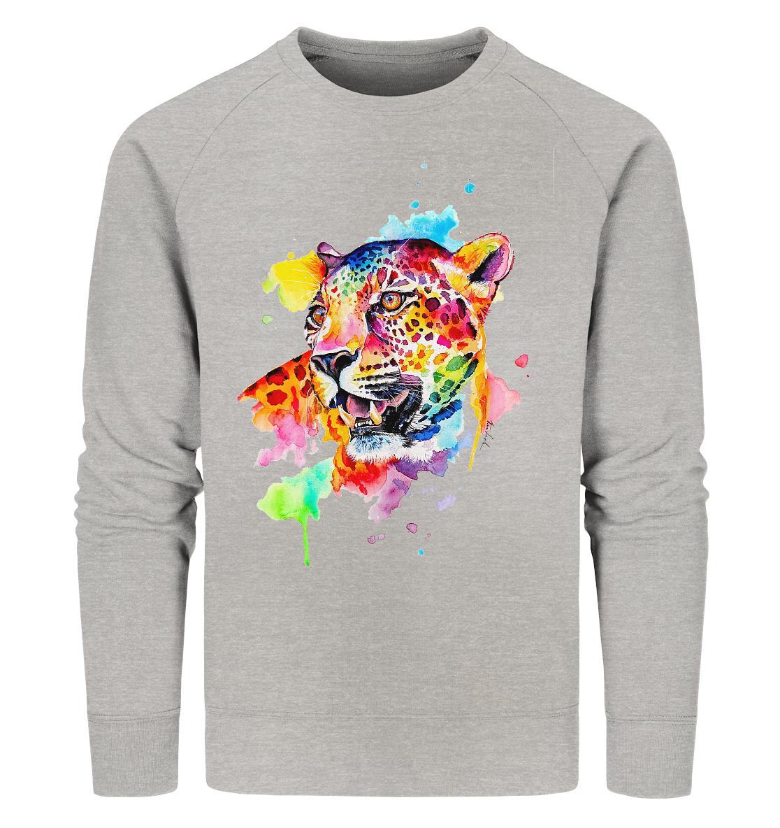 Bunter Leopard  - Organic Sweatshirt