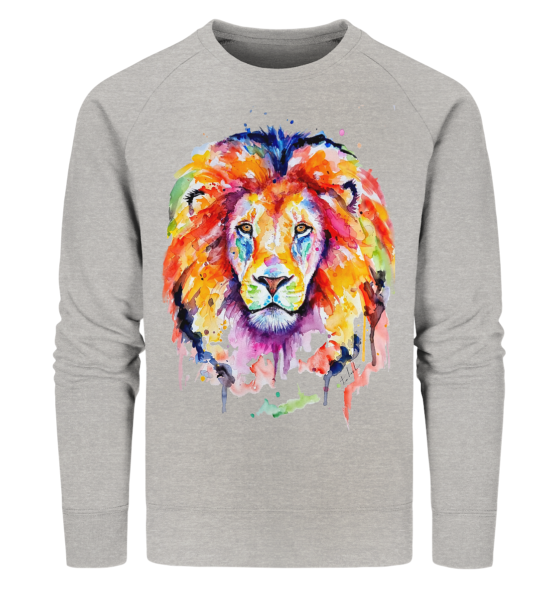 Bunter Löwe - Organic Sweatshirt