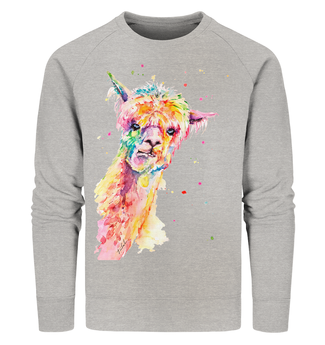 Lustiges Alpaka - Organic Sweatshirt