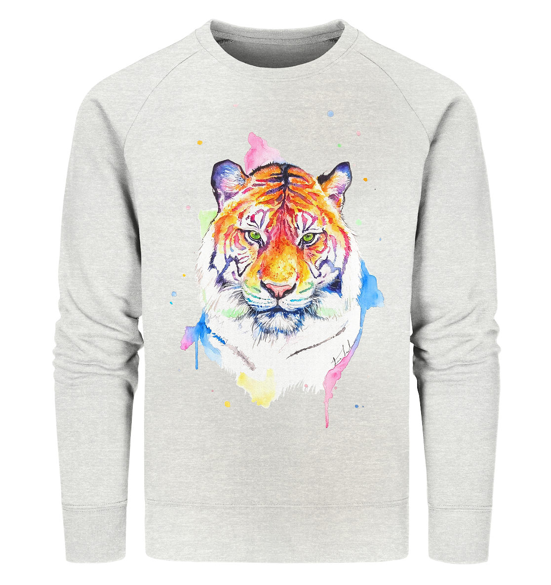 Bunter Tiger - Organic Sweatshirt