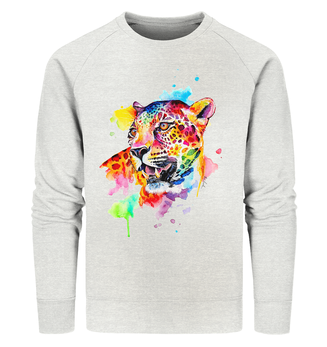 Bunter Leopard - Organic Sweatshirt
