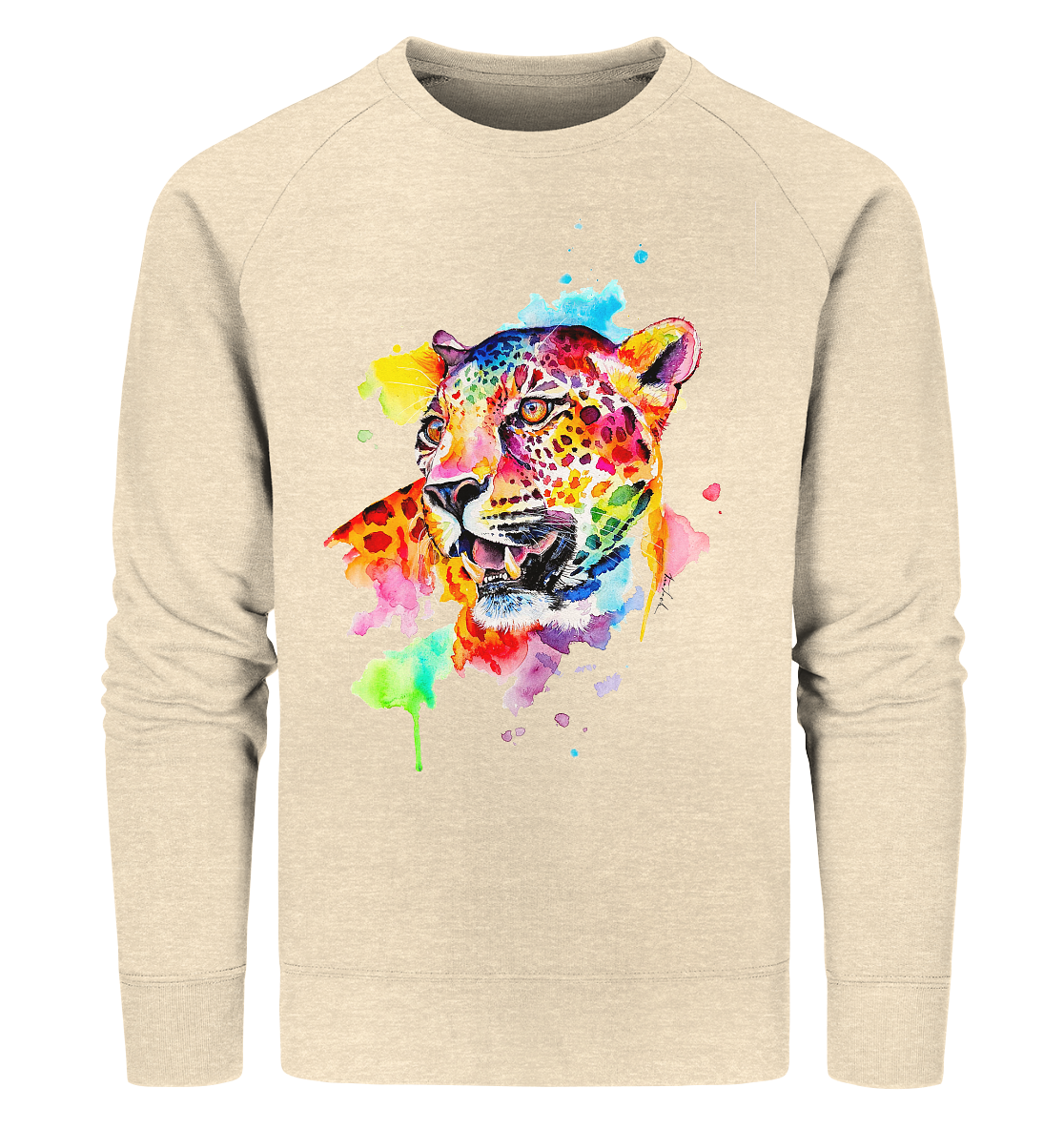 Bunter Leopard - Organic Sweatshirt