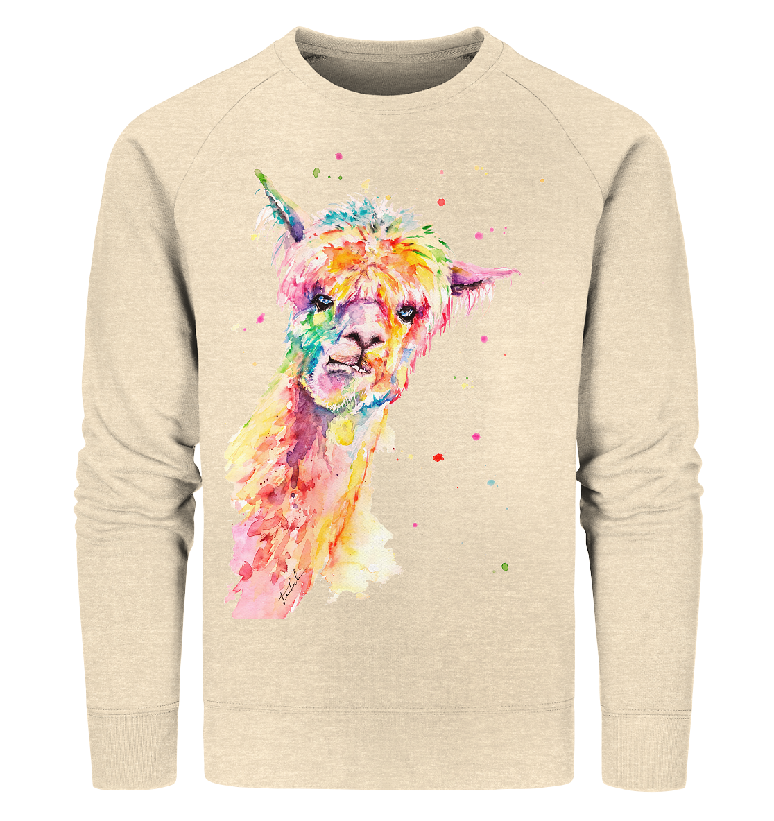 Lustiges Alpaka - Organic Sweatshirt