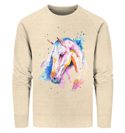 Buntes Pferd - Organic Sweatshirt