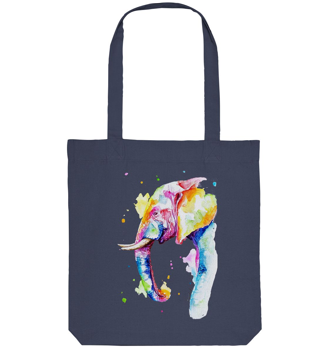 Bunter Elefant - Organic Tote-Bag