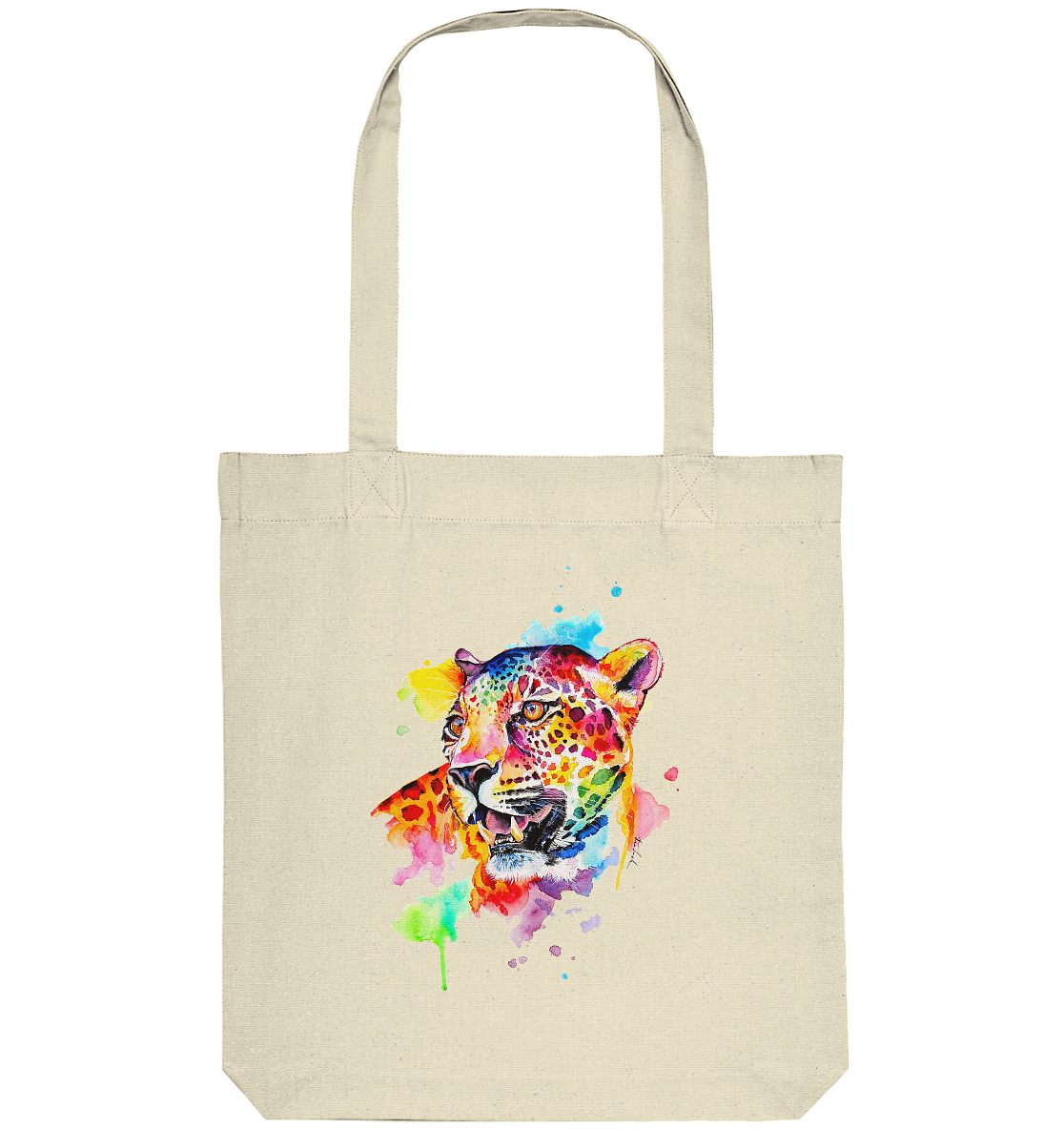 Bunter Leopard - Organic Tote-Bag
