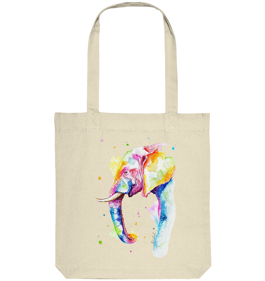 Bunter Elefant - Organic Tote-Bag